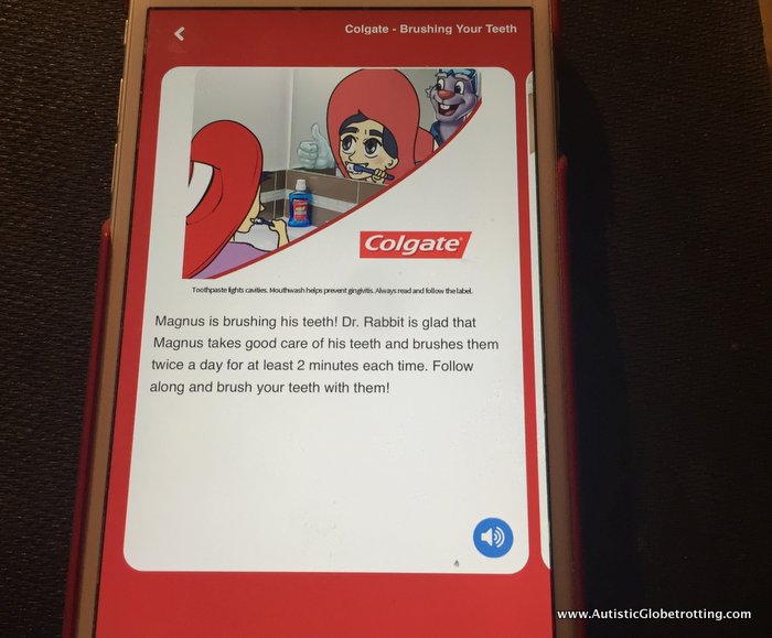 Colgate® and MagnusCards™ Make Life with Autism Easier brush