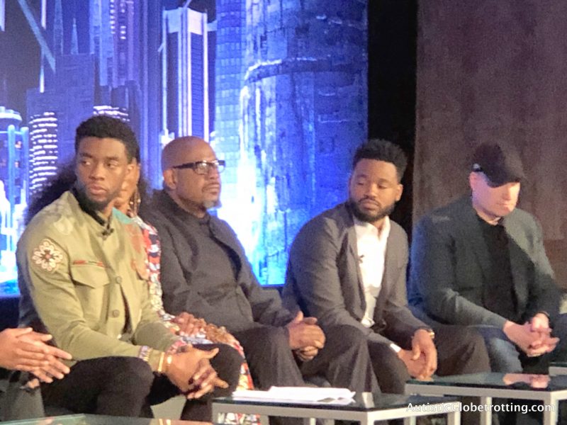 Marvel Studios Black Panther Aims to Change Perception about African Culture junket appearance Marvel Studios Black Panther Aims to Change Perception about African Culture