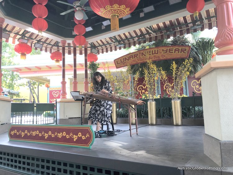 Attending Disneyland's Lunar Year Celebrations with Autism luna lee from korea playing at disneyland
