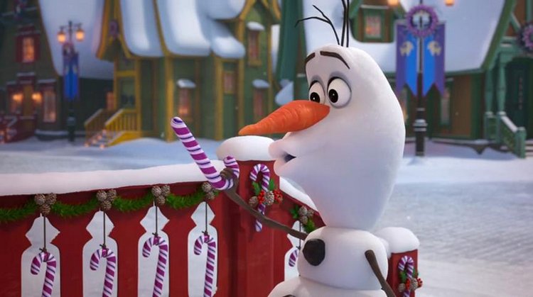 3 Magical Ways Olaf's Frozen Adventure will Melt your Hearts candy canes