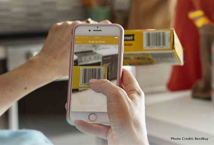 Welcome the holidays with the Whirlpool Sunset Bronze Gas Convection Range @BestBuy phone view