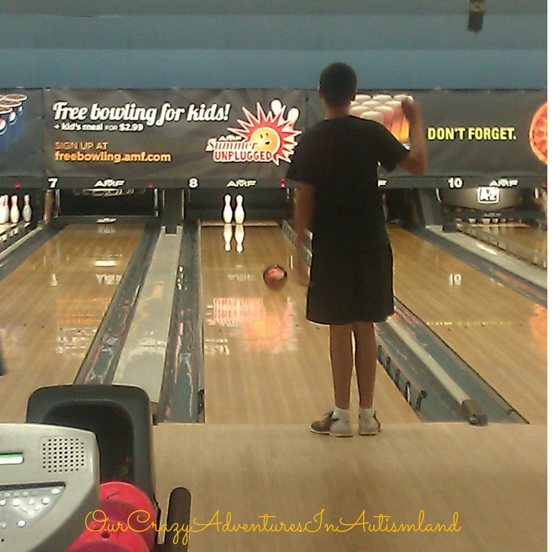 How to use bowling in your rdi program for autism. Non verbal cues, productive uncertainty, & taking turns are all areas of weakness for people with autism.